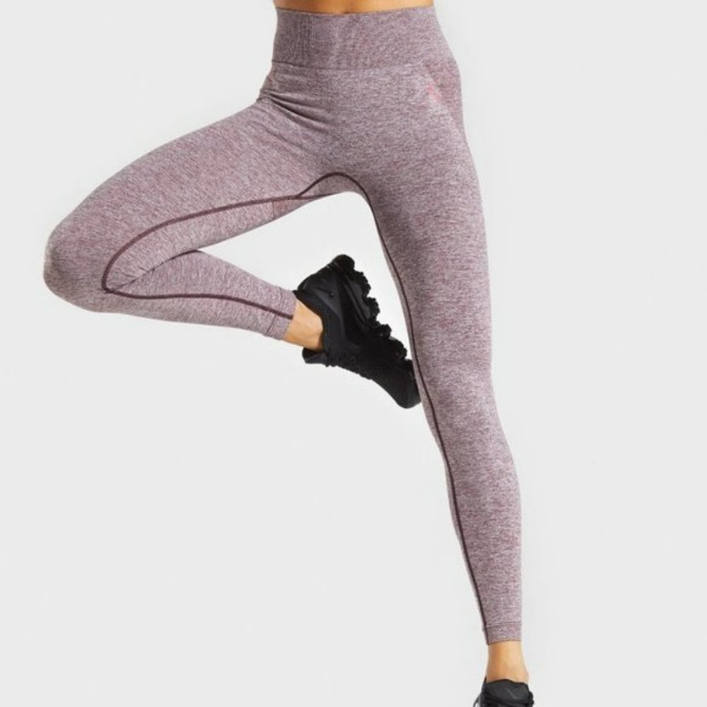 Gymshark Flex High Waist Leggings Berry/Rose Size Small
